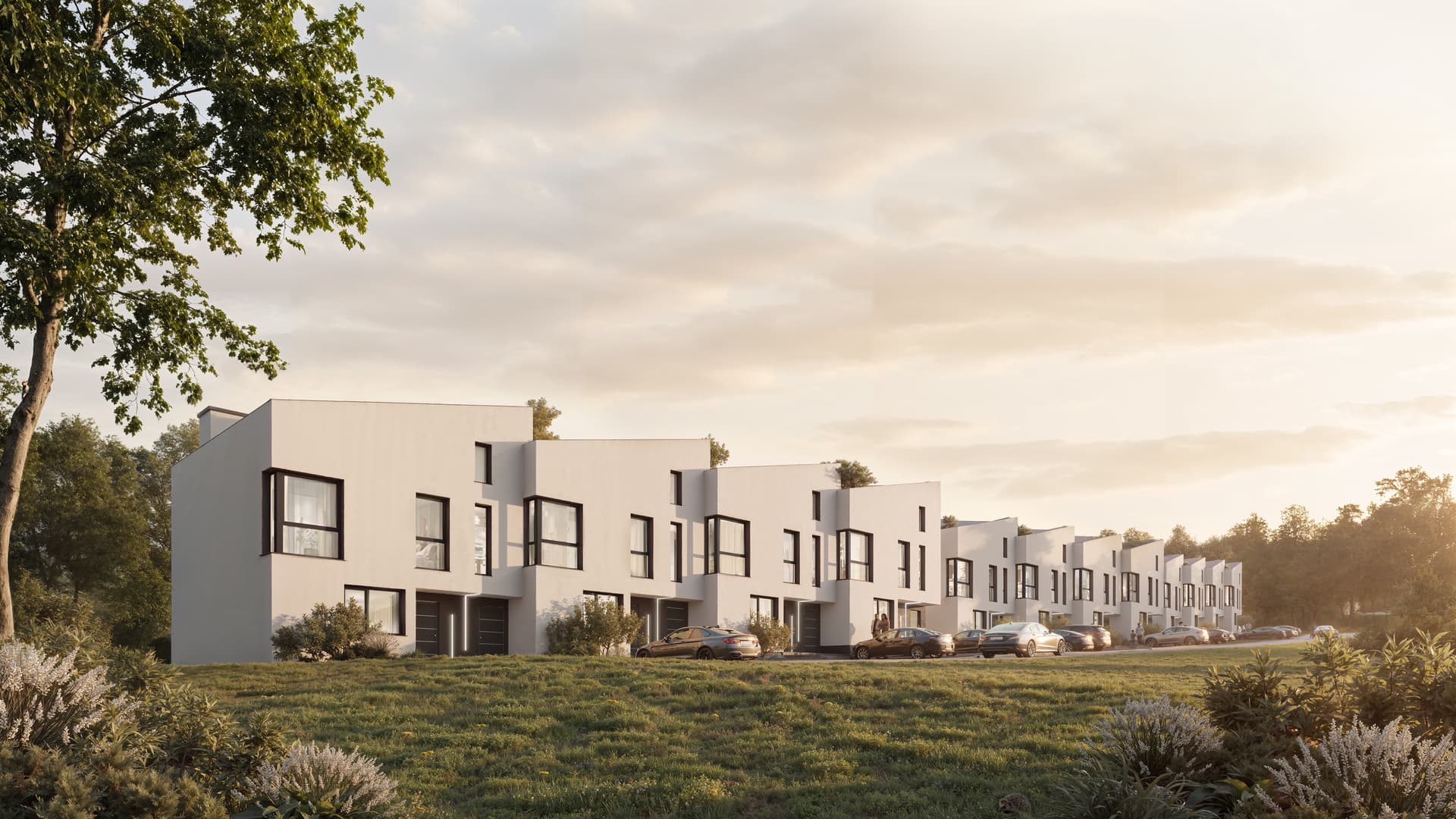 Architectural visualization - strong framing and perspective