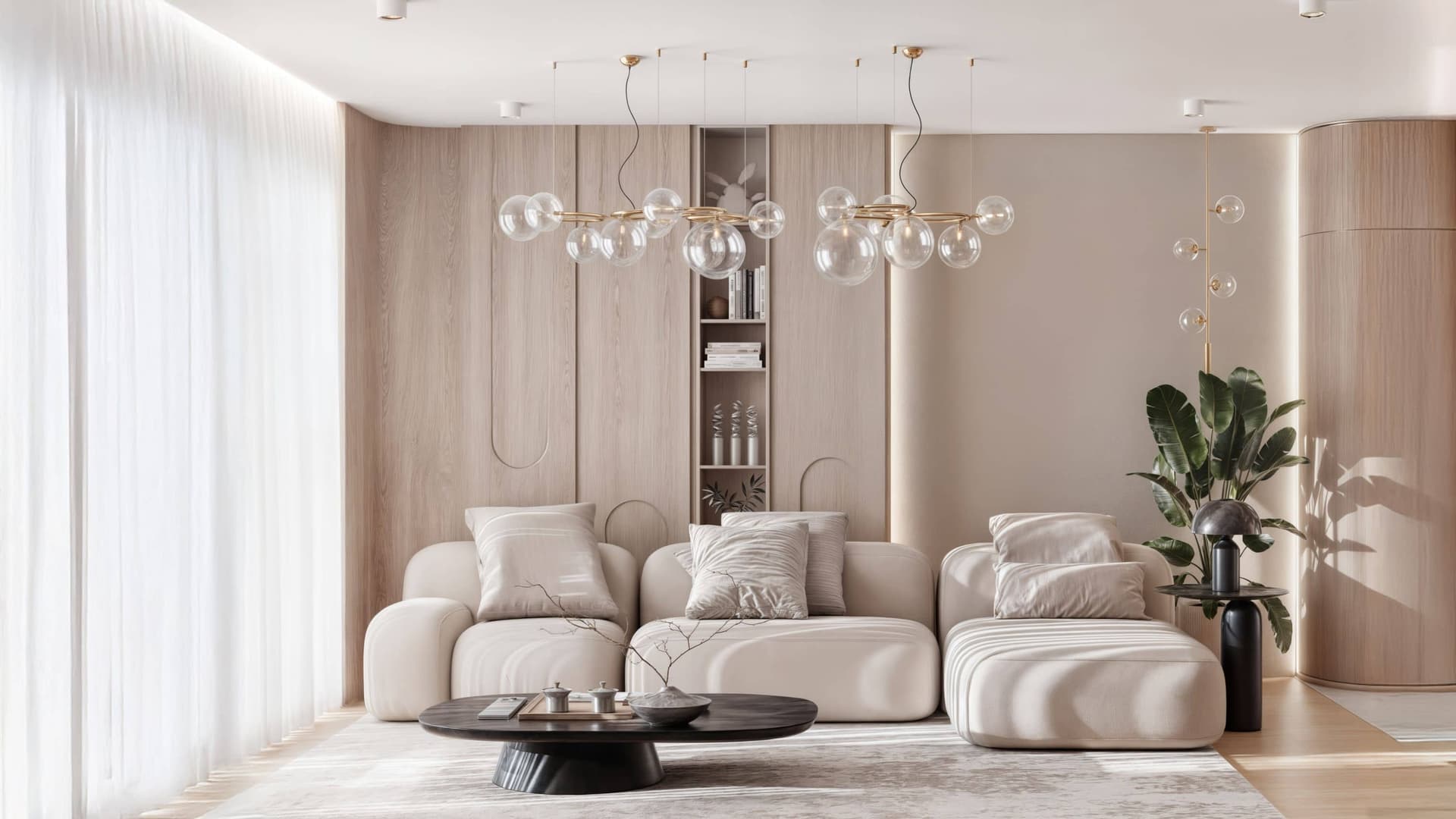 Interior visualization - production process stage