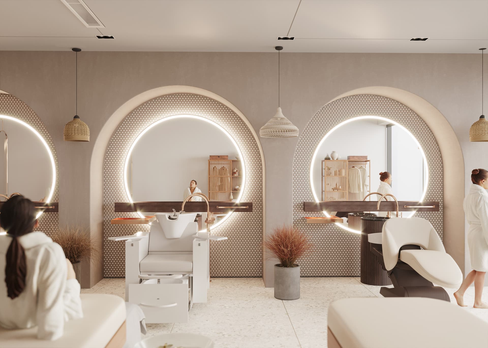 Mixed-use building · spa area